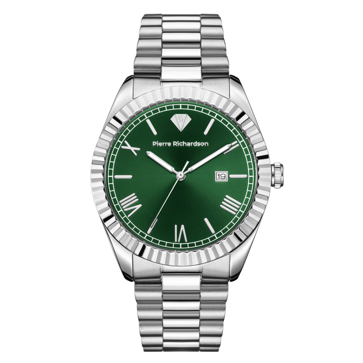 シルバー バッジ 9915 RICHARDSON Pierre Richardson Men's Watch Pr9831 - Pierre Richardson